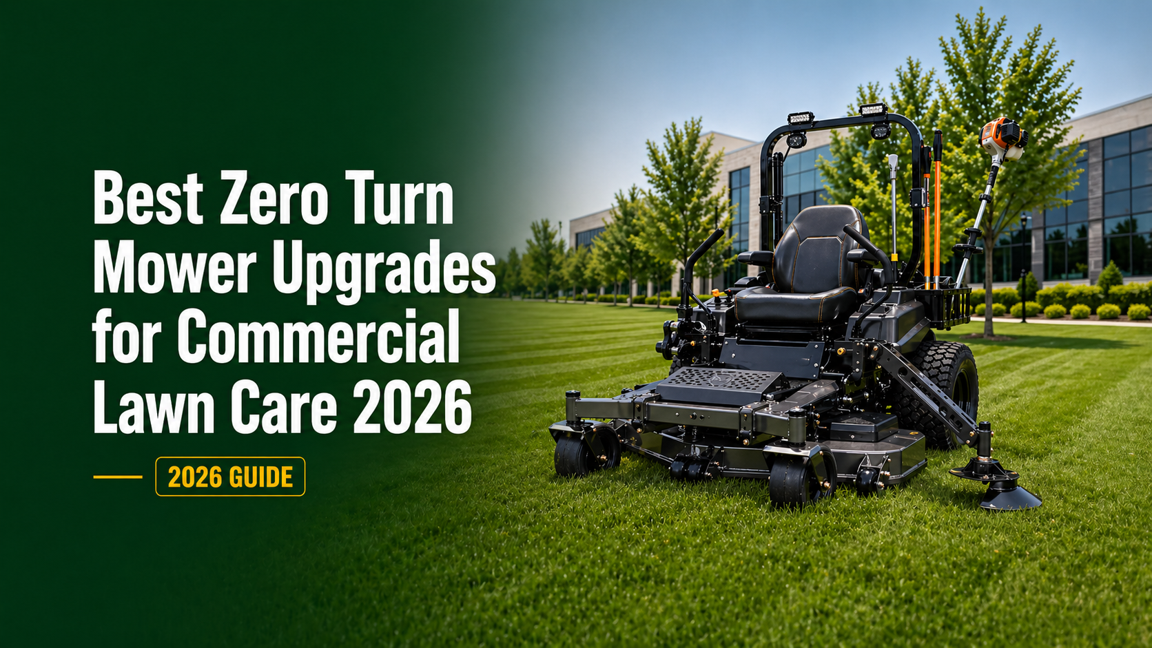 zero turn mower upgrades