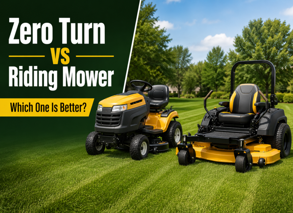 zero turn vs riding mower